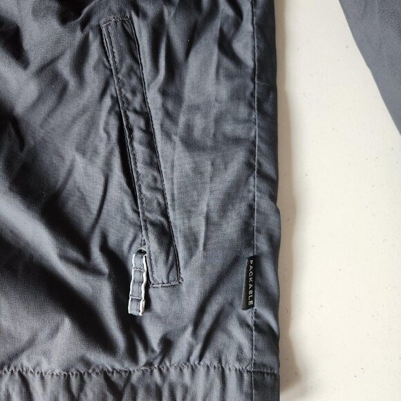 Columbia Youth Windbreaker Jacket Size 10/12 – Grey w/ Red & White Trim – Gently - Picture 4 of 9